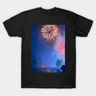 The New Year Celebration. T-Shirt